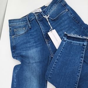 Made in USA Just Black Denim Ankle Skinny